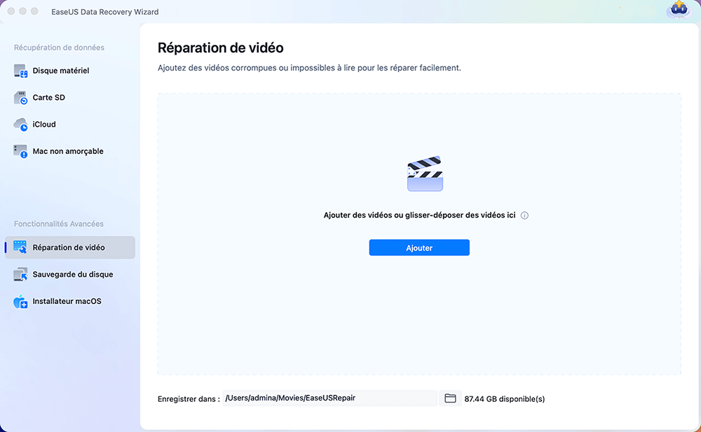 réparer des vidéos sur Mac - 1