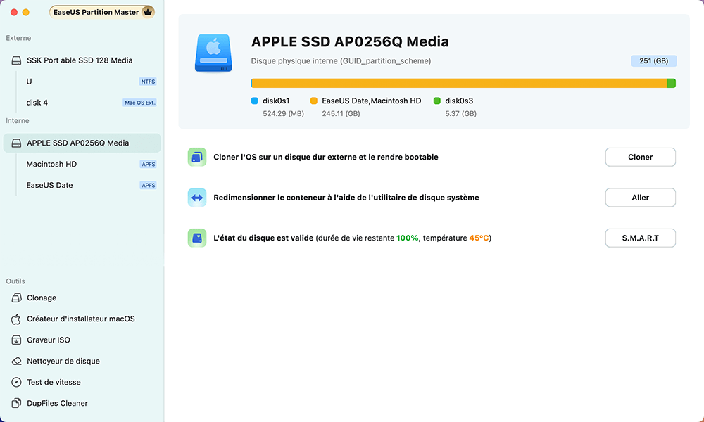 Cloner le disque Macos-1