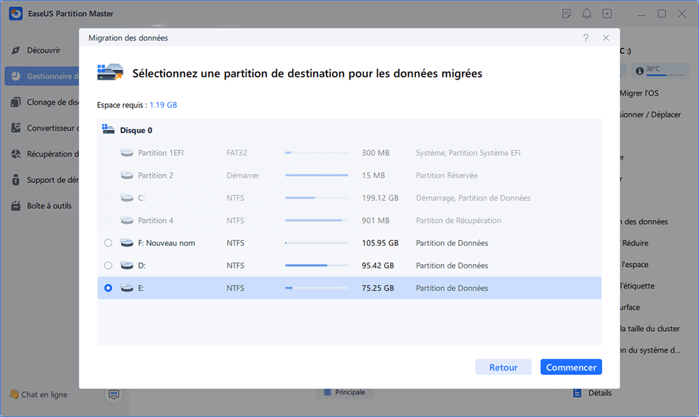 migration des données 3