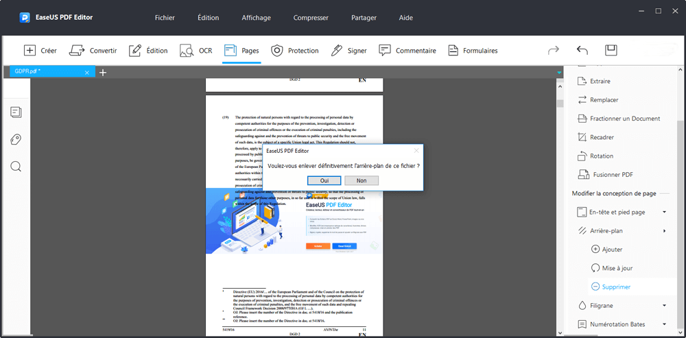 Comment supprimer l arrière plan d un PDF en ligne hors ligne pour l