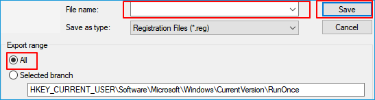 Sauvegarde du registre_Comment réparer l’erreur Impossible d'accéder au service Windows Installer