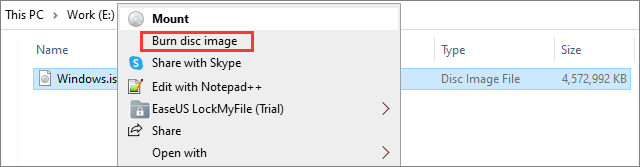 Graver une image disque ISO
