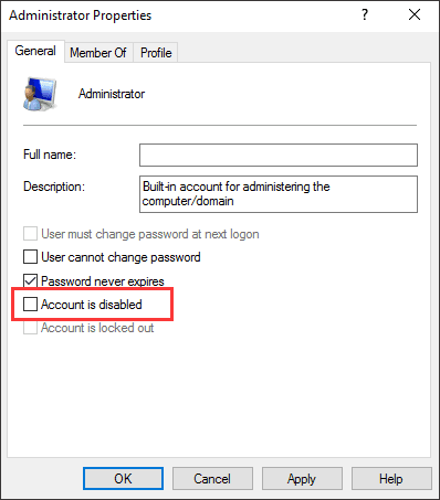Réactivez l'administrateur pour trouver les documents perdus en raison de la mise à jour forcée de Windows 10.