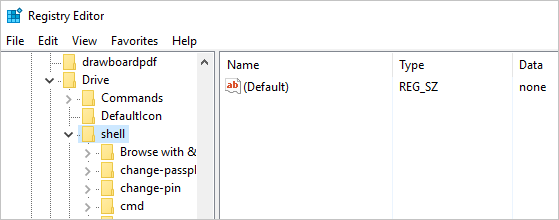 le clic gauche de la souris provoque la suppression