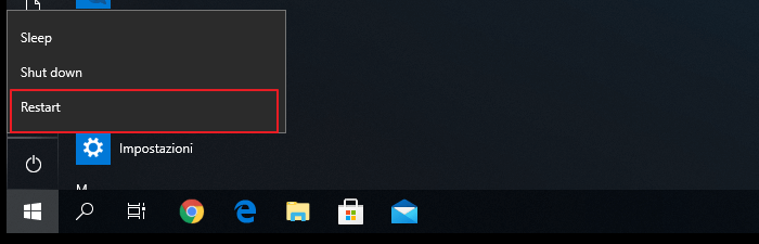 redémarrer l'ordinateur
