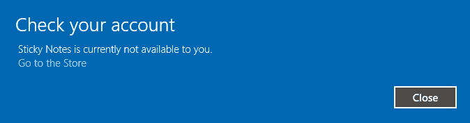 les notes autocollantes ne sont actuellement pas disponibles pour vous