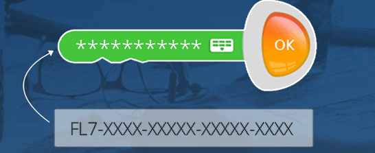 Déverrouiller le verrou de dossier avec une clé de série.