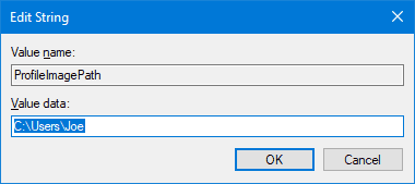 Restaurez le profil utilisateur supprimé en ajustant le chemin et l'état du dossier.