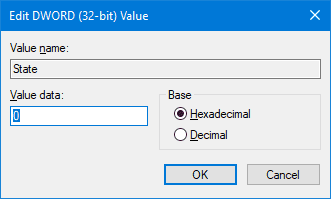 Modifiez les données de valeur pour restaurer le profil utilisateur perdu.