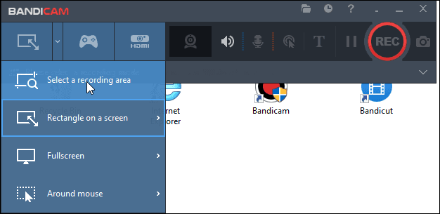 Choisir la région d'enregistrement
