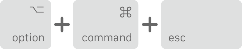 quitter de force une application pour supprimer des fichiers qui ne peuvent pas être supprimés sur mac