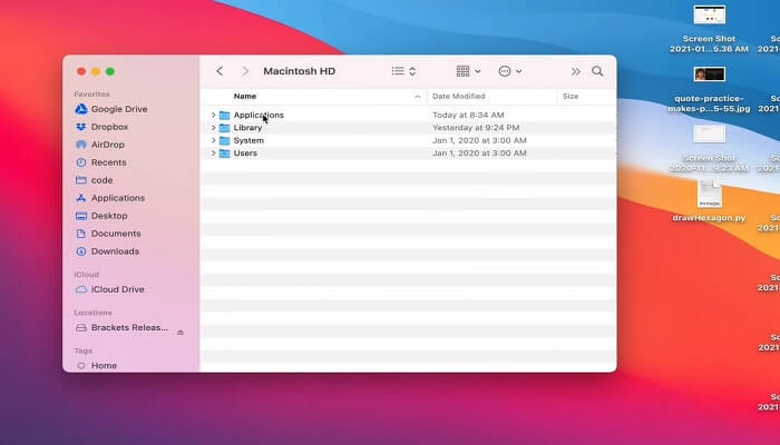 Dé Cacher les paramètres étape 2
