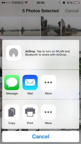 Transférer les photos d'iPhone à iPad via Mail