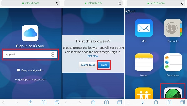 Se connecter à iCloud sur l'iPad