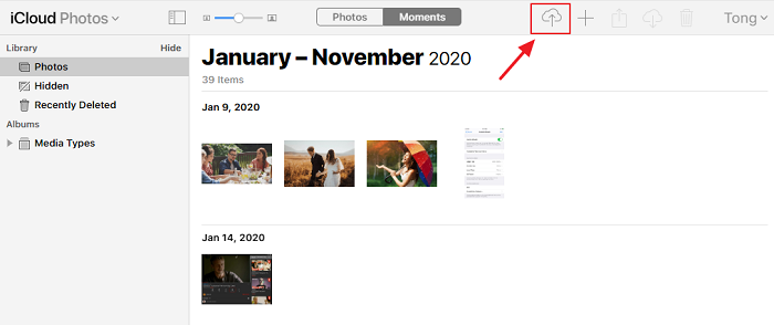 Transférer des photos de Mac à l'iPhone