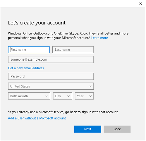 créer un nouveau compte utilisateur dans windows 10 pour réparer un profil utilisateur corrompu