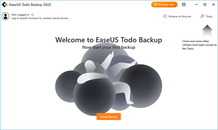 Sauvegardez les fichiers du réseau en exécutant EaseUS Todo Backup.