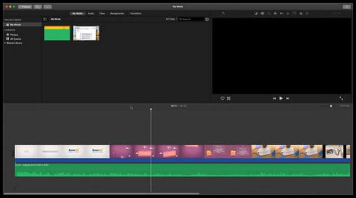 iMovie GIf avec audio