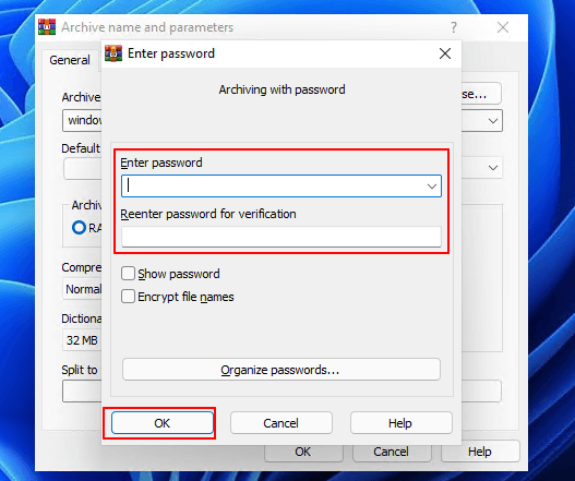 Ajouter un mot de passe pour verrouiller un fichier