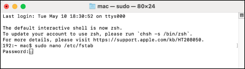 commande de terminal